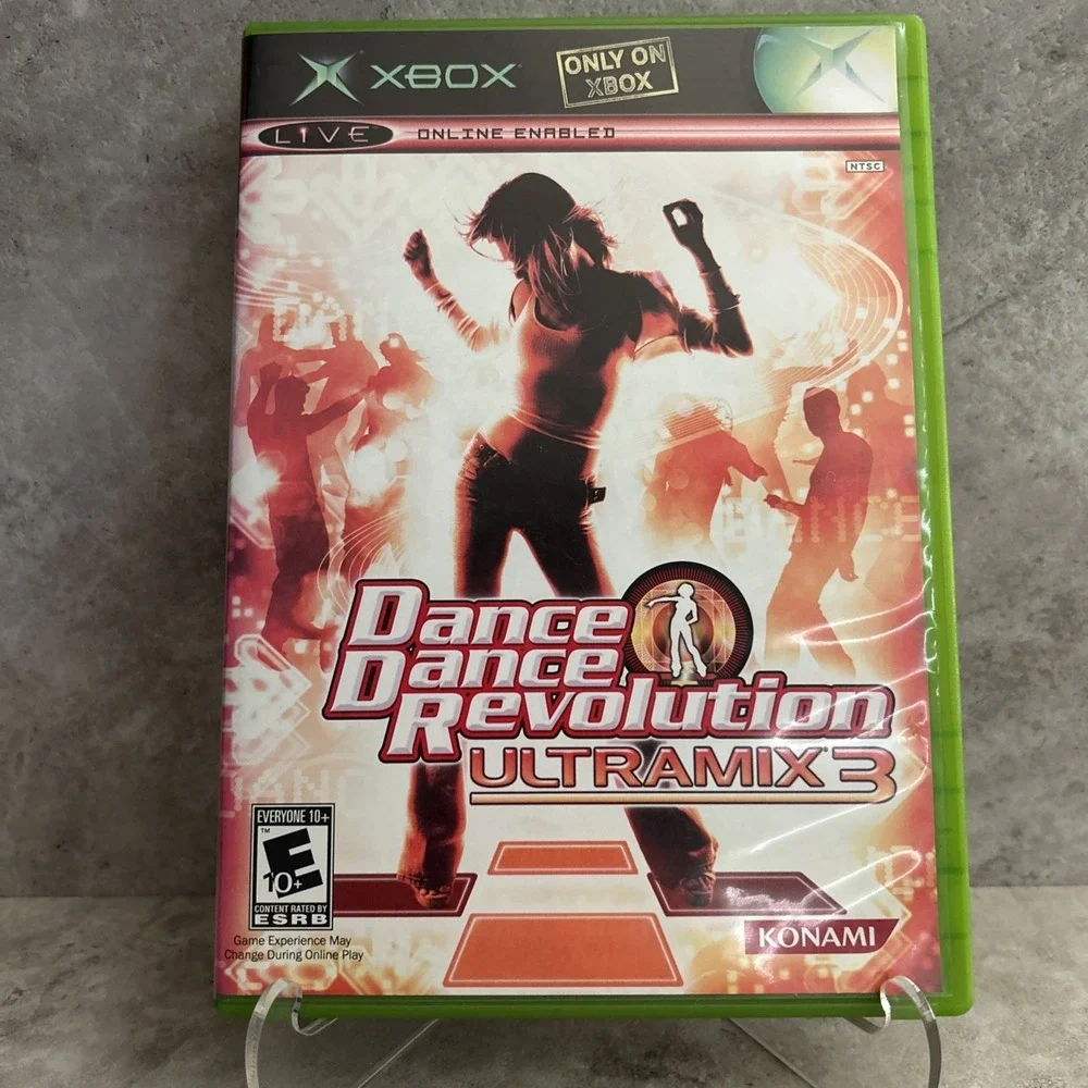 Dance Dance Revolution Ultramix 3 DDR Microsoft Xbox Complete - CIB TESTED